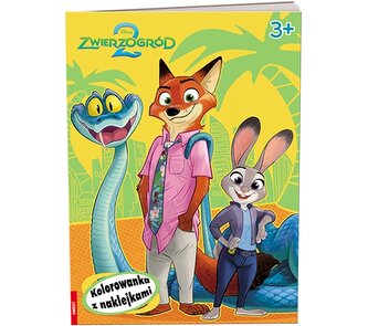 Disney Zwierzogród 2 Kolorowanka z naklejkami NA-9142