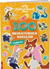 Disney Zwierzogród 2 100 brokatowych naklejek NB-9110