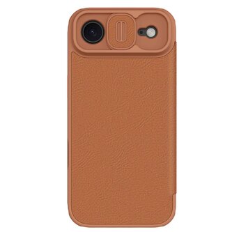 Nillkin Qin Book PRO Pouzdro pro Apple iPhone Air Brown