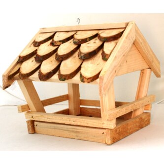 Krmítko pro ptactvo 27 x 26 x 21 cm, dřevo
