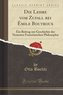 Die Lehre Vom Zufall Bei Émile Boutroux: Ein Beitrag Zur Geschichte Der Neuesten Französischen Philosophie (Classic Reprint)