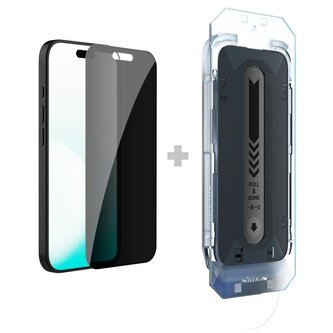 Nillkin Tvrzené Sklo 0.25mm Guardian 2.5D pro Apple iPhone 17 Pro Black (s aplikátorem)