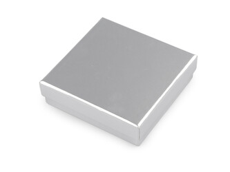 Krabička na šperky 11x11 cm - 12 ks - 4 stříbrná