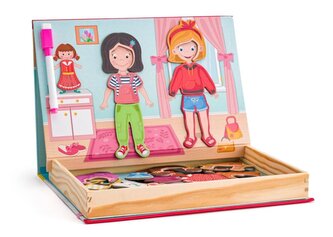 Dřevěná magnetická skládačka; dřevo, magnet