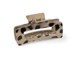 Skřipec do vlasů zvířecí vzor - 1 ks - 10 béžová světlá