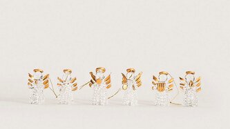 Sada závěsných ozdob | ALAYA | andělé | 6 kusů | 757471