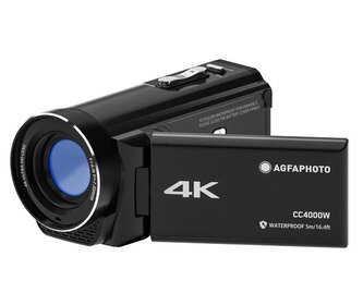 Kamera Agfa Realimovie CC4000W Black 4K, 18x zoom, vodotěsná do 5m