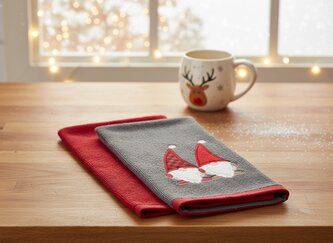 Sada kuchyňských ručníků | NEMESY | skřítkové | 2*37x50 cm | 760488