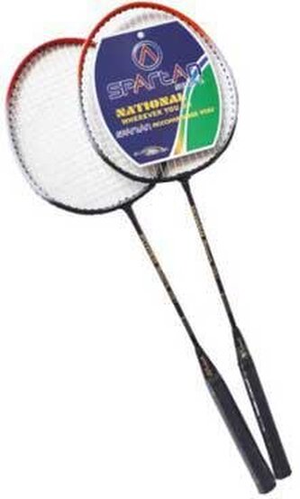 BADMINTONOVÁ SADA SPARTAN 2081 - 2 rakety + míček (Hliník - ALU)