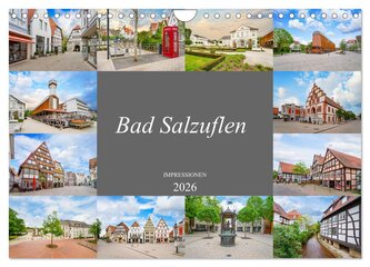 Bad Salzuflen Impressionen (Wandkalender 2026 DIN A4 quer), CALVENDO Monatskalender