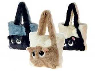 Torebka pluszowa z kotem MIX