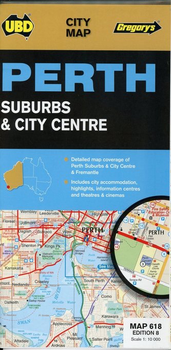 Perth City Streets & Suburbs 1 : 25 000