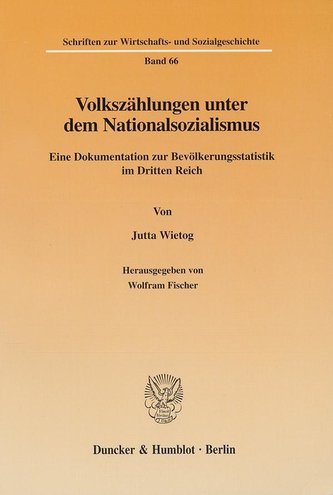 Volkszählungen unter dem Nationalsozialismus