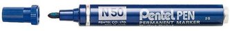 Marker okrągły N50 niebieski (12szt) PENTEL