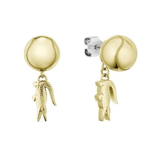 Originální visací náušnice s krokodýlem Matchpoint 2040541 Lacoste