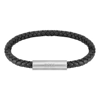 Pletený kožený náramek pro muže 1580152 Hugo Boss