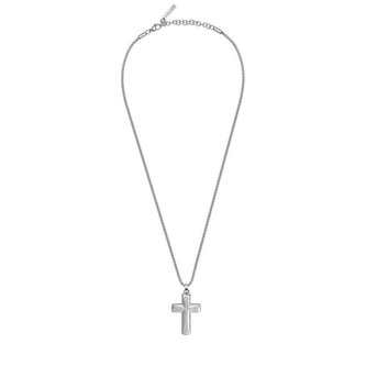 Pánský ocelový náhrdelník Křížek Crossroads PEAGN0037701 Police