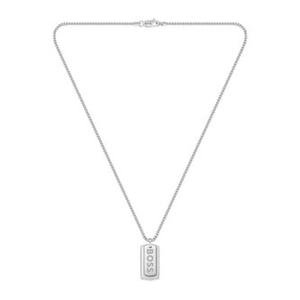 Pánský ocelový náhrdelník Psí známky Devon 1580575 Hugo Boss