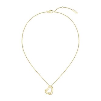 Romantický pozlacený náhrdelník z oceli Honey Boundless 1580722 Hugo Boss