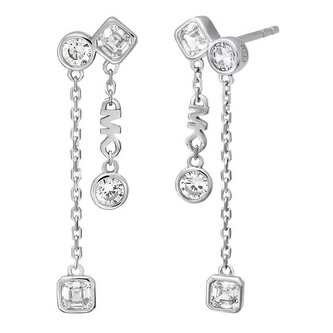 Luxusní stříbrné náušnice s krystaly Brilliance Kors MKC1773040 Michael Kors