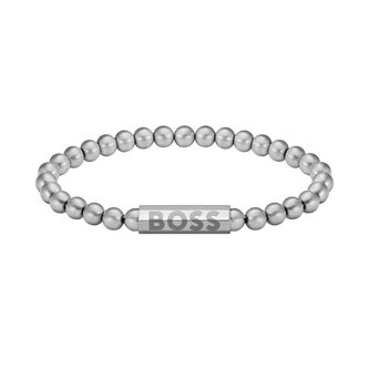 Ocelový náramek s korálky Sphere 1580658 Hugo Boss / Délka: 19 cm
