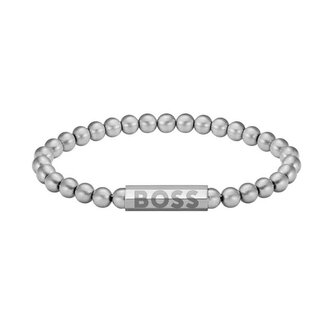 Ocelový náramek s korálky Sphere 1580658 Hugo Boss / Délka: 17,5 cm