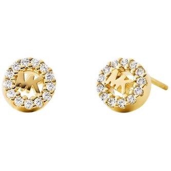 Stříbrné náušnice pecky se zirkony MKC1033AN710 Michael Kors