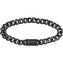 Stylový černý náramek pro muže Chain Link 1580145 Hugo Boss / Délka: 19 cm