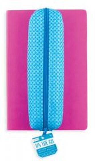 Piórnik dwustronny niebieski