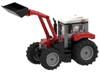 BRIXIES Plus 222.775 Massey Ferguson 5S – traktor s čelním nakladačem, 269 k