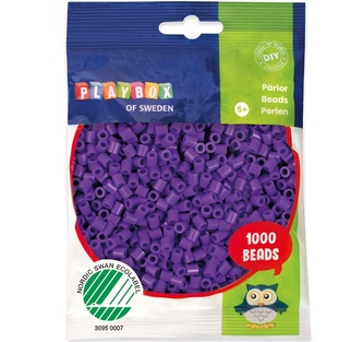 Zažehlovací korálky, 1000ks - fialové