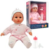 Dolls World - Miminko Little Treasure PINK - 38 cm se zavíracími očima