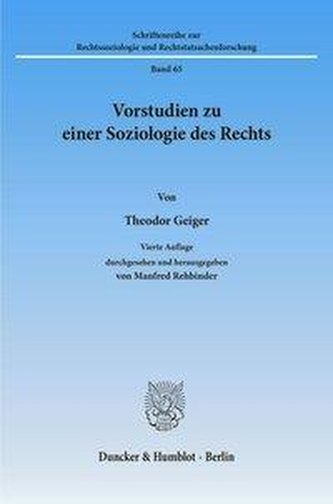 Vorstudien zu einer Soziologie des Rechts