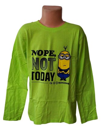 Chlapecké tričko MIMONI dlouhý rukáv zelené, velikost: 104