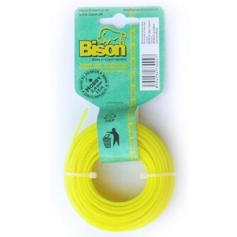 Struna BISON d 2,0/15 m žl. Hobby kruh