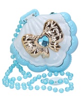 Otevírací MUŠLE s efekty, modrá