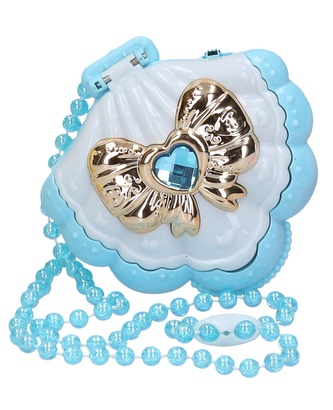 Otevírací MUŠLE s efekty, modrá