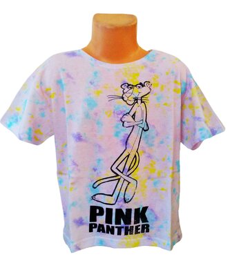 Dívčí tričko RŮŽOVÝ PANTER krátký rukáv růžovofialové, velikost: 164