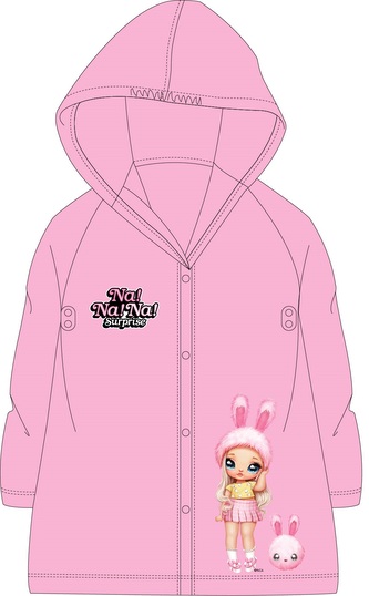 Dívčí pláštěnka NANA růžová, velikost: 104/110