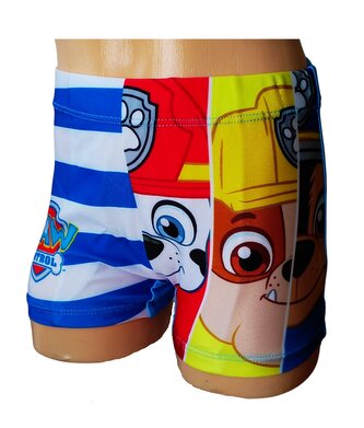 Chlapecké plavky TLAPKOVÁ PATROLA boxerky modré, velikost: 122/128