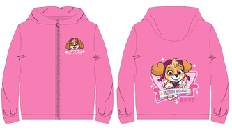 Dívčí bunda TLAPKOVÁ PATROLA s fleece podšítím růžová, velikost: 110/116