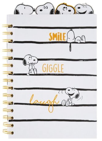 Poznámkový blok Snoopy: Líné dny (A5 14,8 x 21,0 cm)