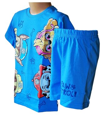 Chlapecké pyžamo TLAPKOVÁ PATROLA krátké modré, velikost: 98
