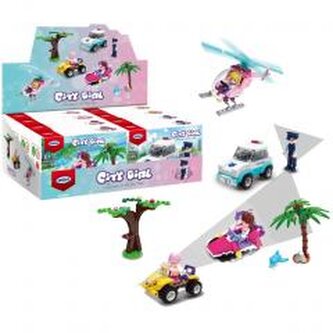 Klocki dla dziewczynki +74el MIX