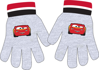 Chlapecké rukavice CARS prstové šedé