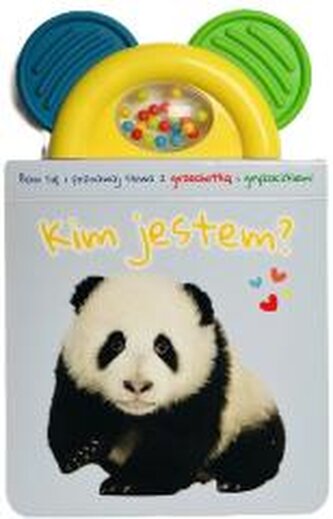 Książeczka z gryzakiem i grzechotką. Kim jestem?