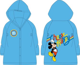 Chlapecká pláštěnka MICKEY modrá, velikost: 122/128