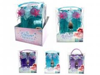 Pantofelki księżniczki niebieskie MIX