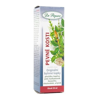 Pevné kosti, originální bylinné kapky, 50 ml Dr. Popov