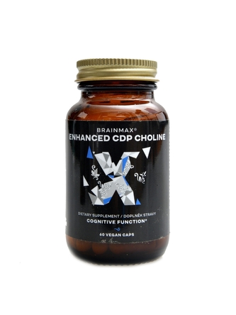 BrainMax - Enhanced CDP Citicholine 60 rostlinných kapslí